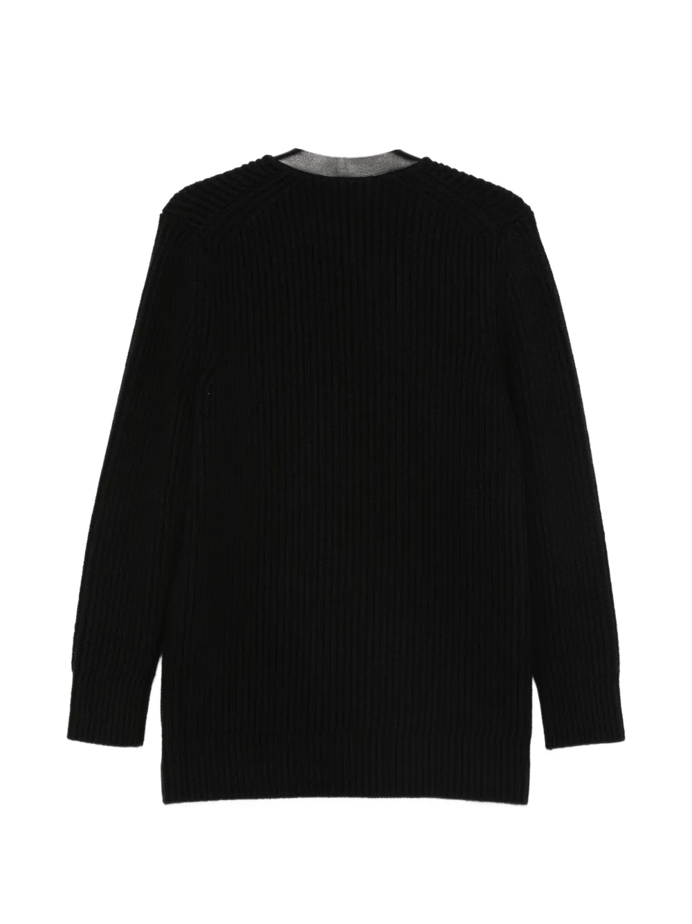  Ferragamo V-neck Cardigan - Black 