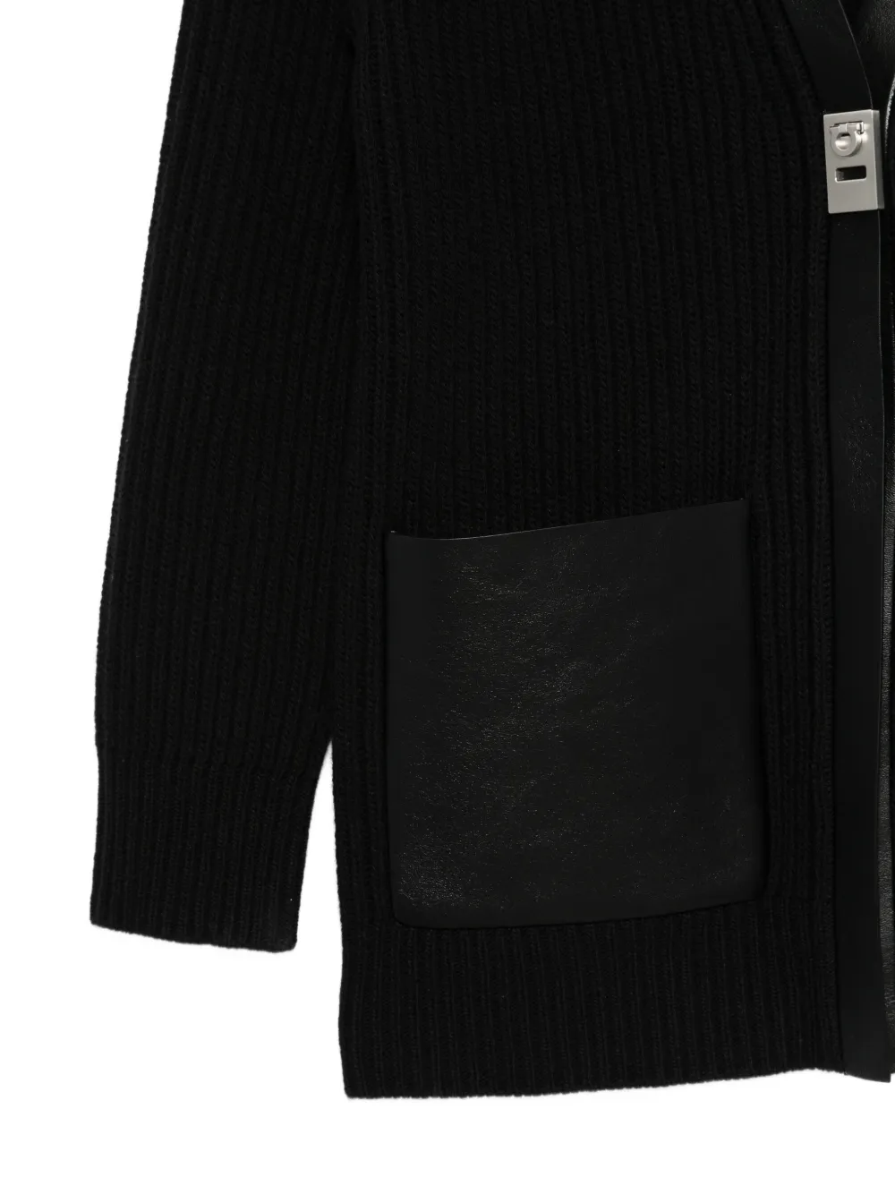  Ferragamo V-neck Cardigan - Black 
