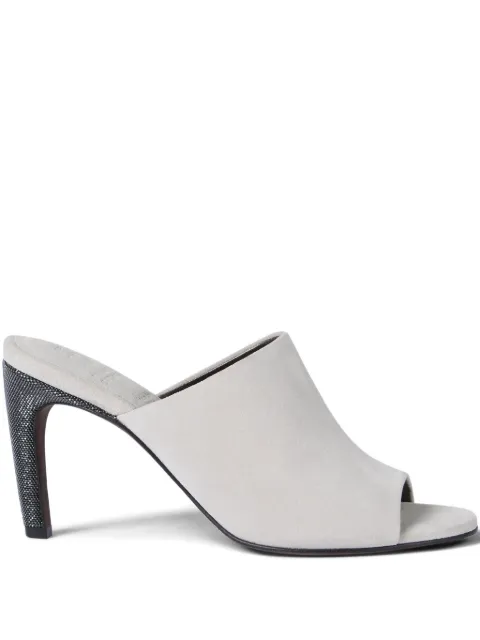 Brunello Cucinelli open-toe heels mules