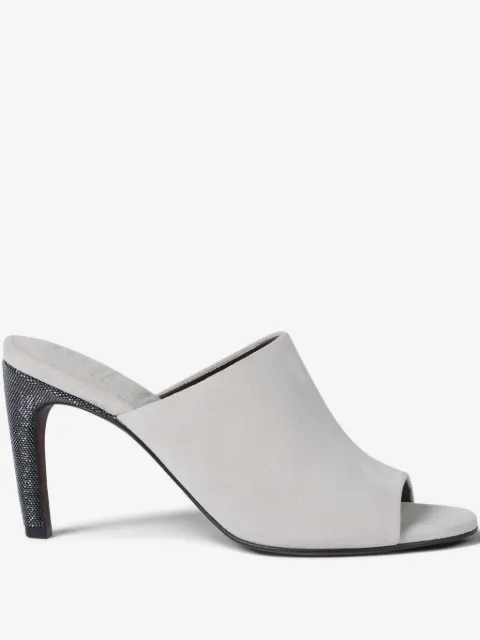 Brunello Cucinelli open-toe heeled mules