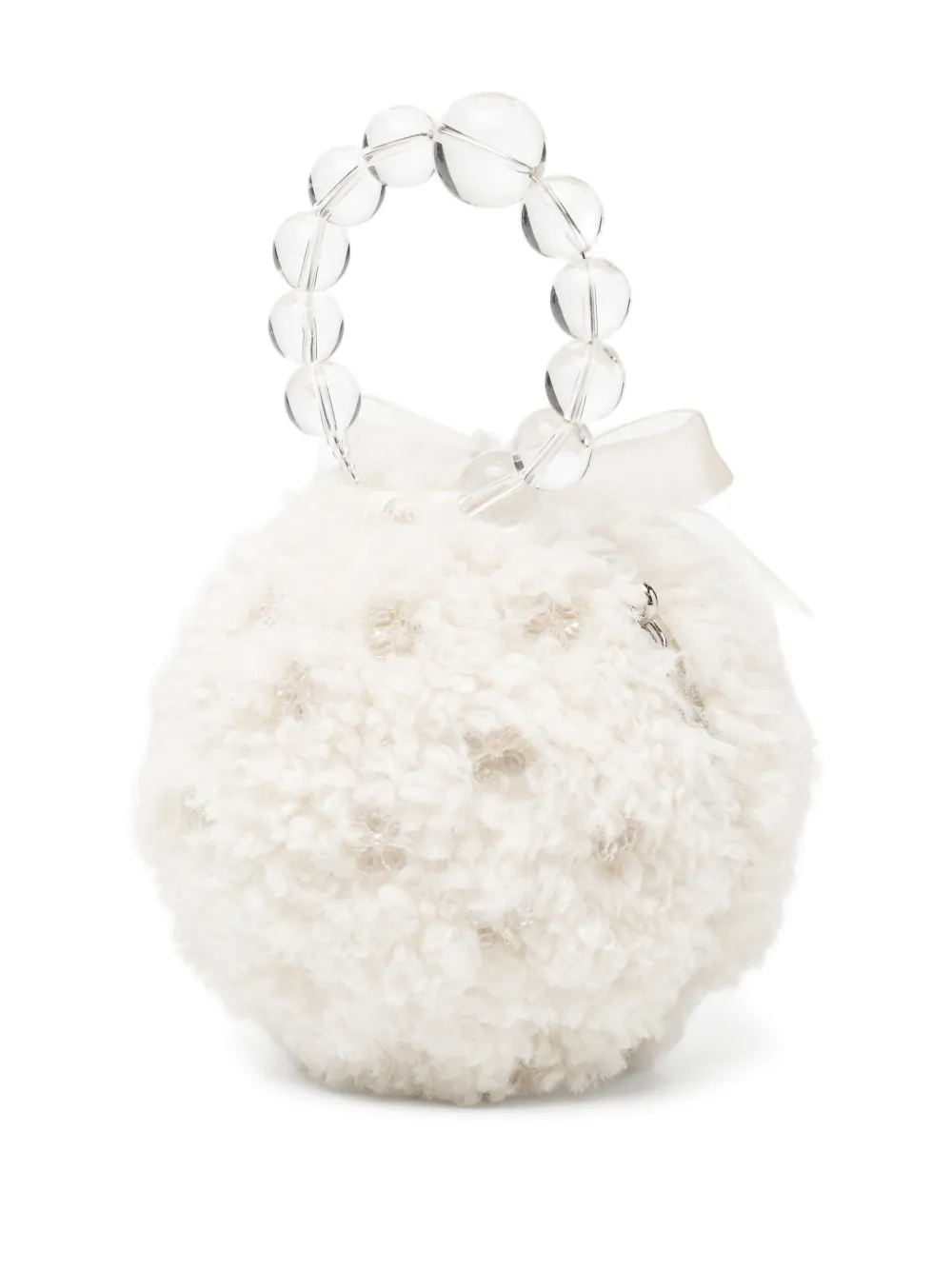  Rockfish X Susan Fang Furry Bubble Mini Bag - Neutrals 