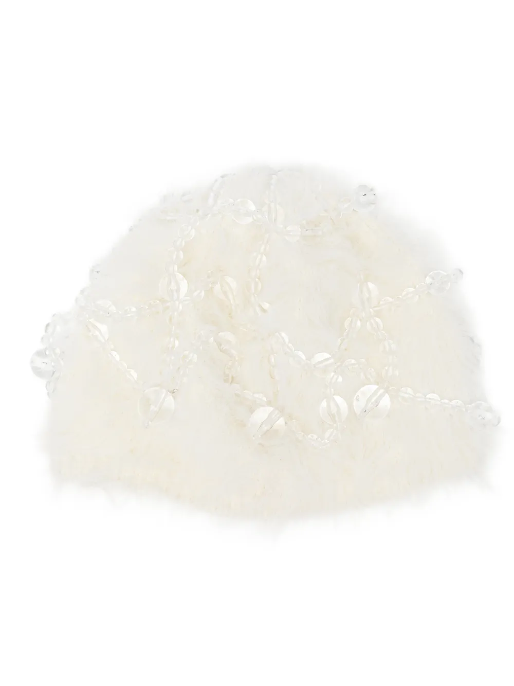 ROCKFISH x Susan Fang furry bubble hat - Beige