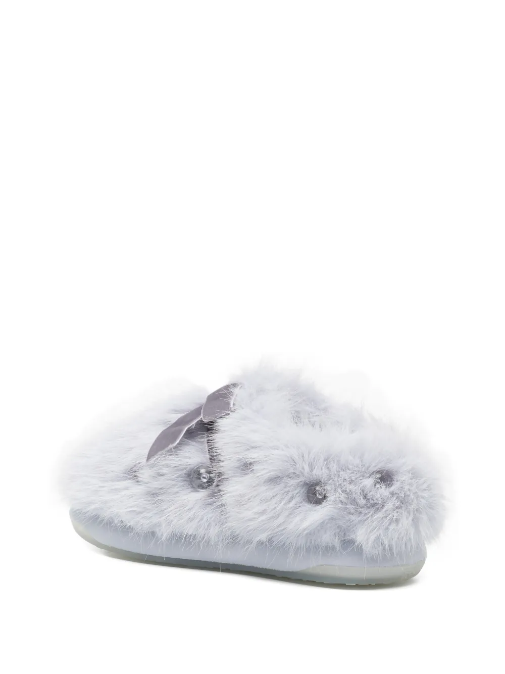 ROCKFISH x Susan Fang donzige muiltjes Blauw