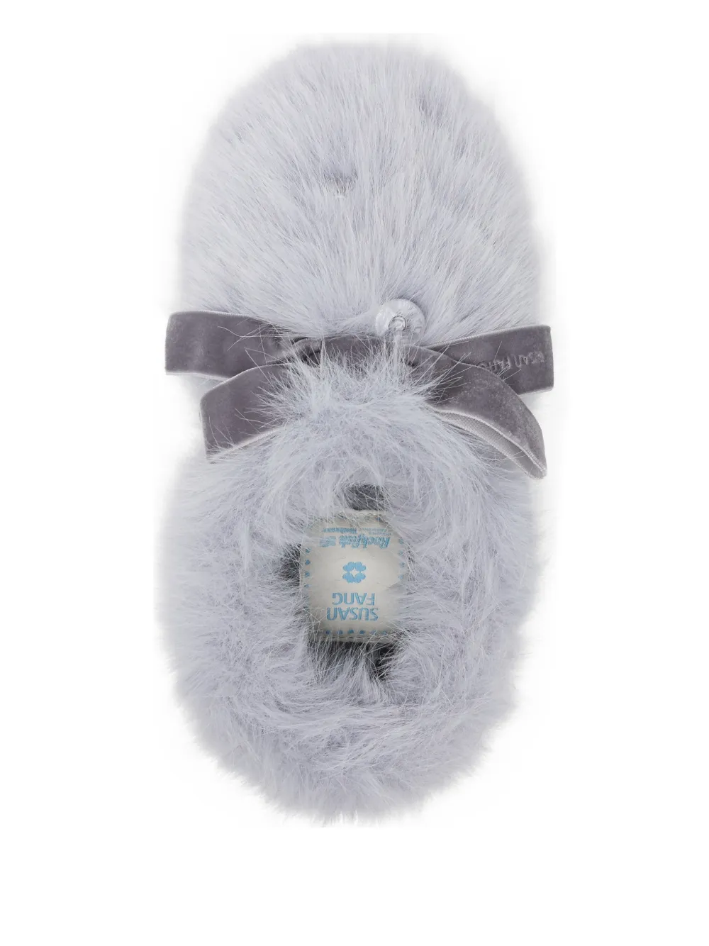 ROCKFISH x Susan Fang donzige muiltjes Blauw