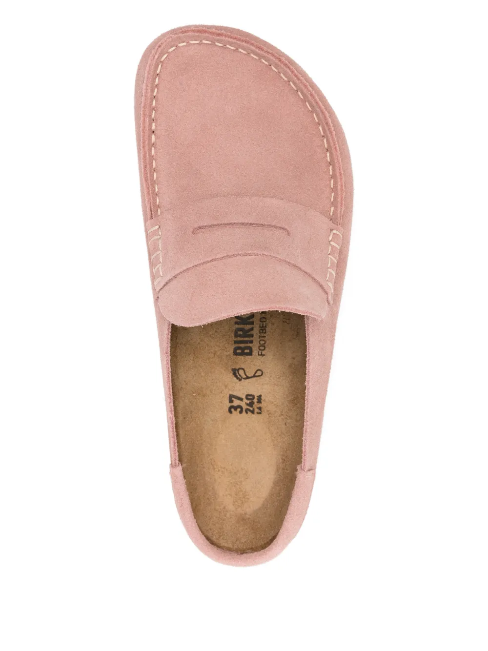 Birkenstock Naples gewikkelde loafers Roze