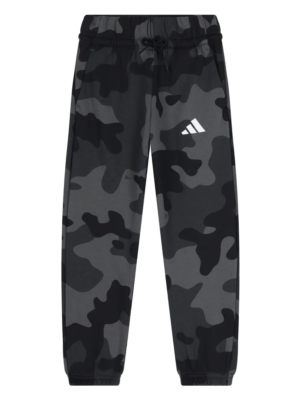 adidas Kids Essentials camouflage logo track pants - Grigio