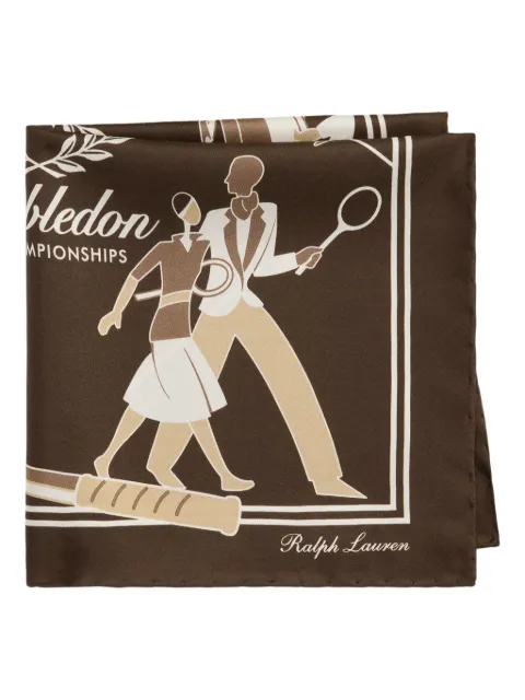 Ralph Lauren Purple Label printed-detail scarf