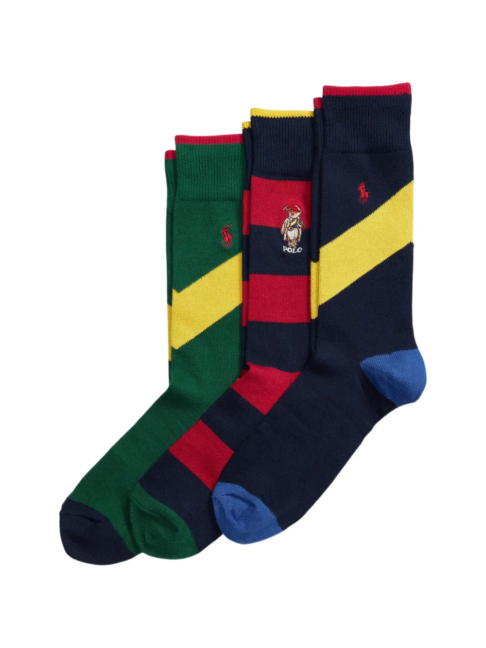Polo Ralph Lauren striped socks (set of three) - Blu