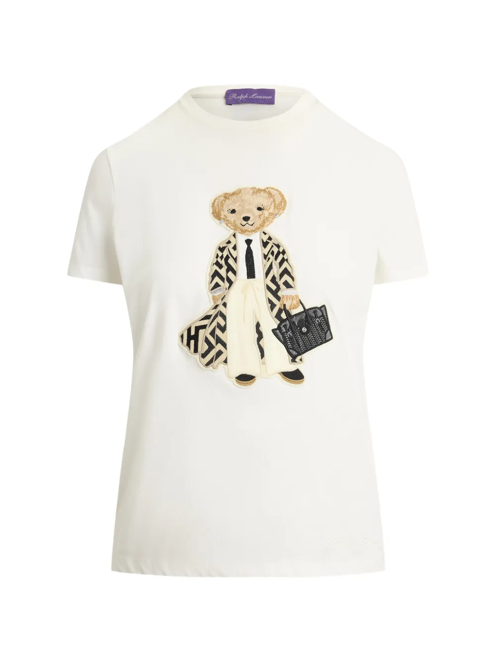 Ralph Lauren Collection T-shirt Polo Bear - Toni neutri