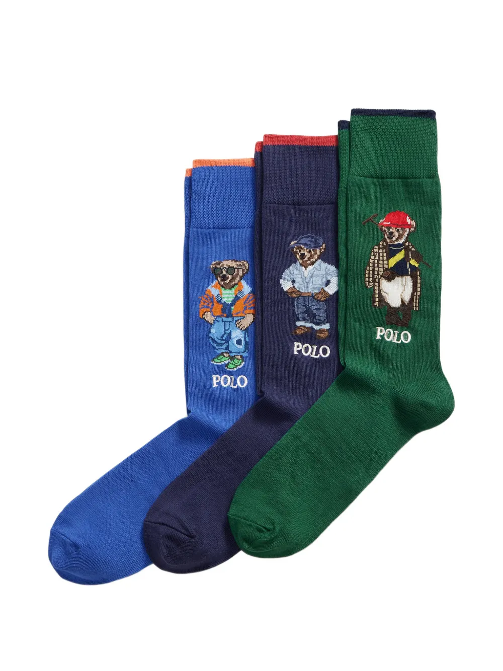 Polo Ralph Lauren patterned socks - Blu