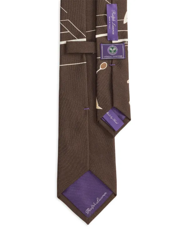 Ralph Lauren Purple Label Tennis Tie | Brown | FARFETCH TH