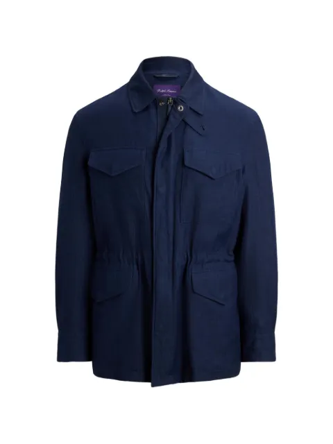 Ralph Lauren Purple Label chaqueta con bolsillos con solapa