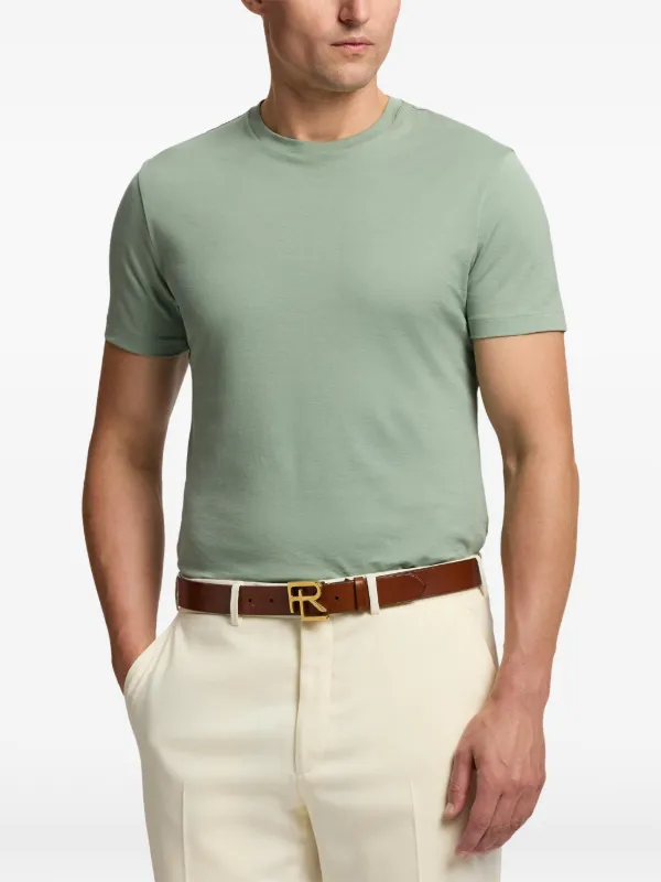 Ralph Lauren Purple Label Lisle crew-neck T-shirt | Green