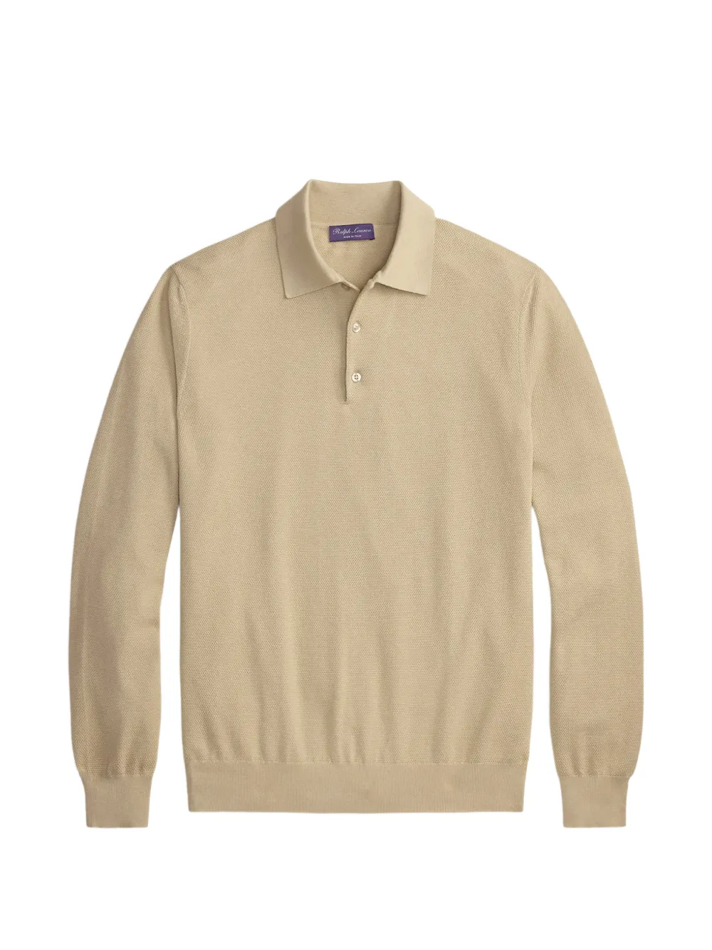 Ralph Lauren Purple Label Polo con logo - Toni neutri