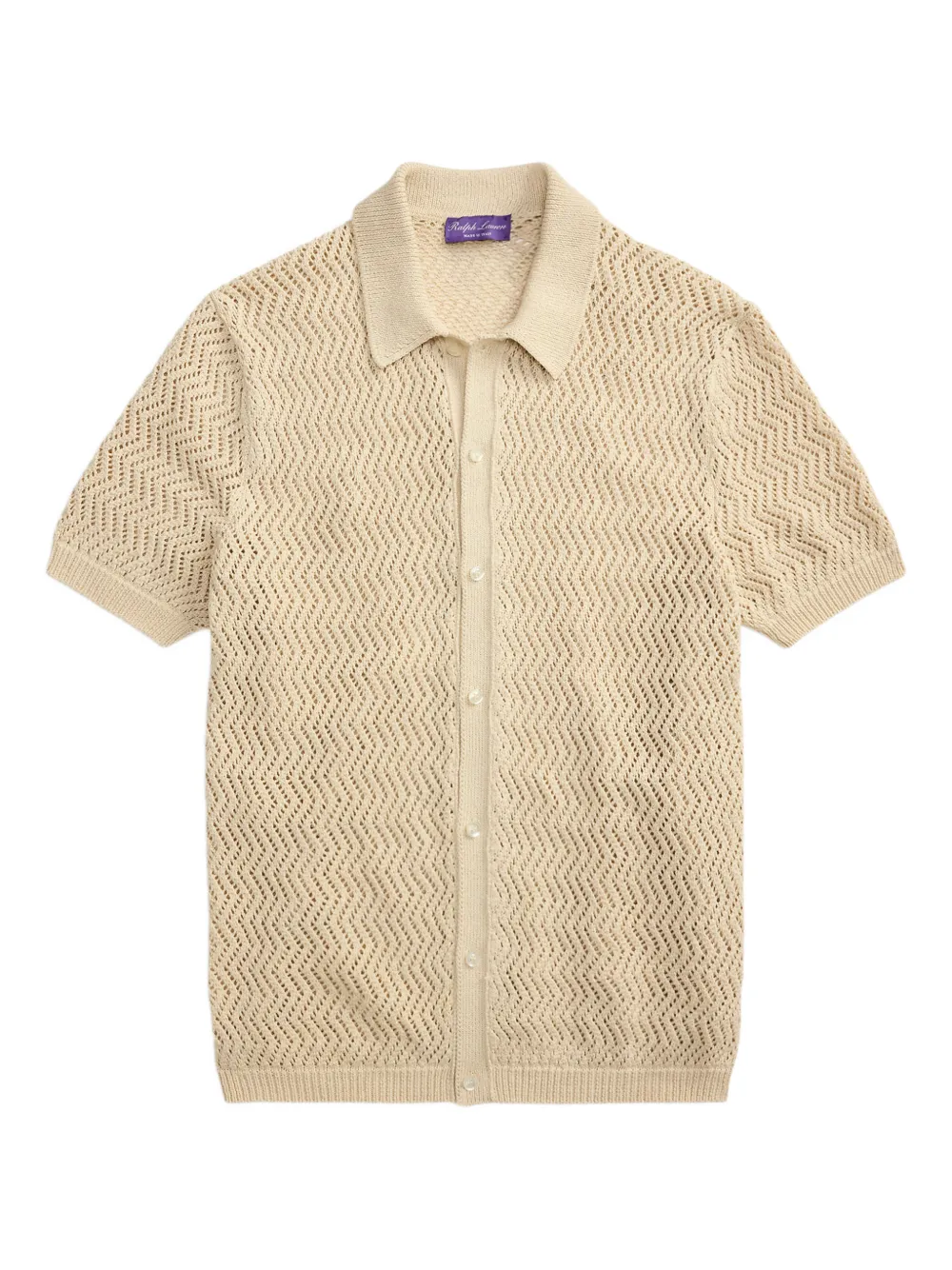 Ralph Lauren Purple Label Camicia a maniche corte - Toni neutri