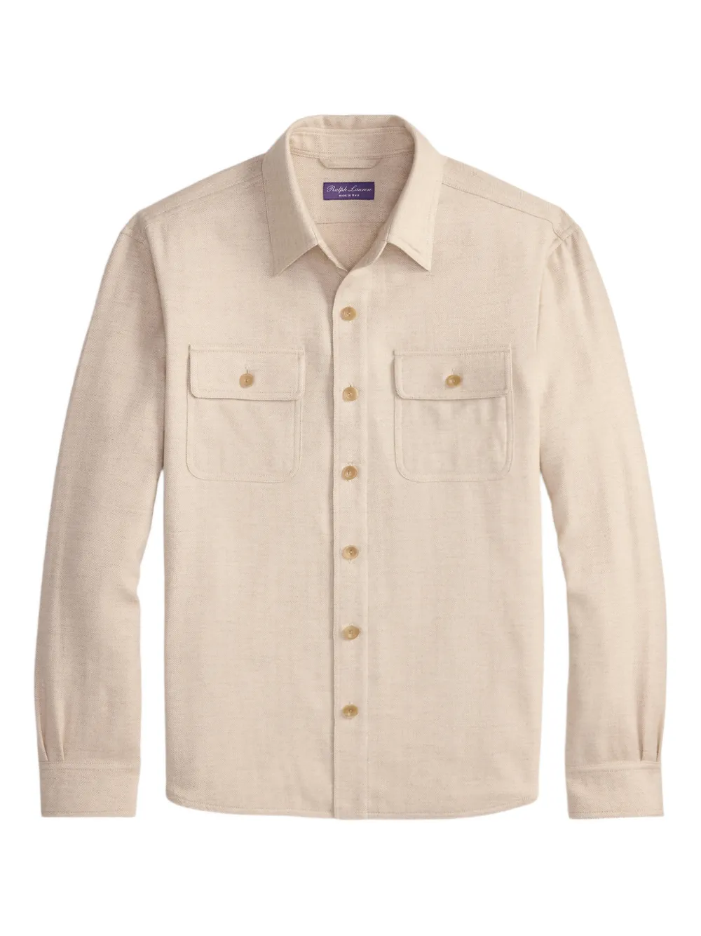 Ralph Lauren Purple Label Camicia con motivo spigato - Toni neutri