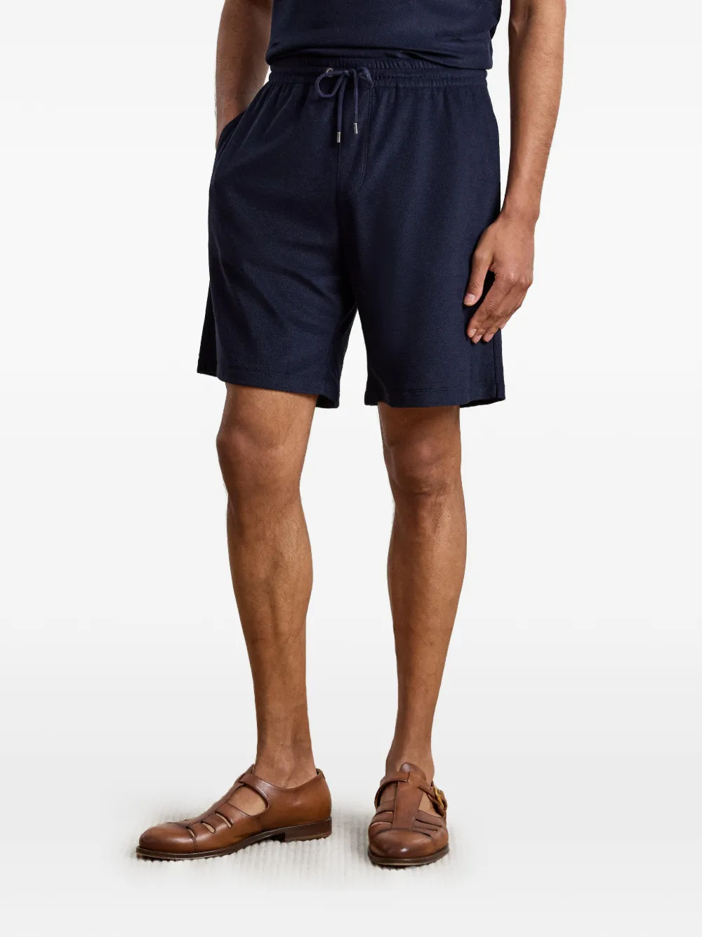 Ralph Lauren Purple Label Shorts met trekkoord Blauw