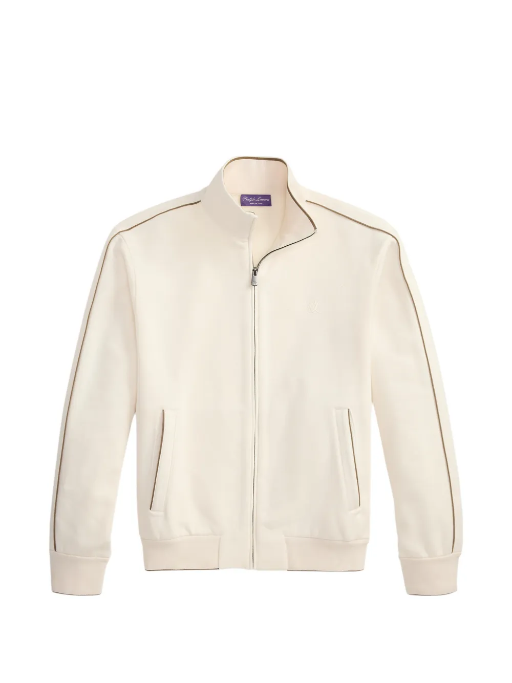 Ralph Lauren Purple Label logo zipped jacket - Toni neutri