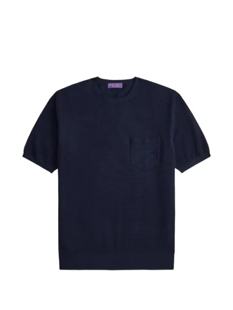 Ralph Lauren Purple Label short-sleeve knitted T-shirt