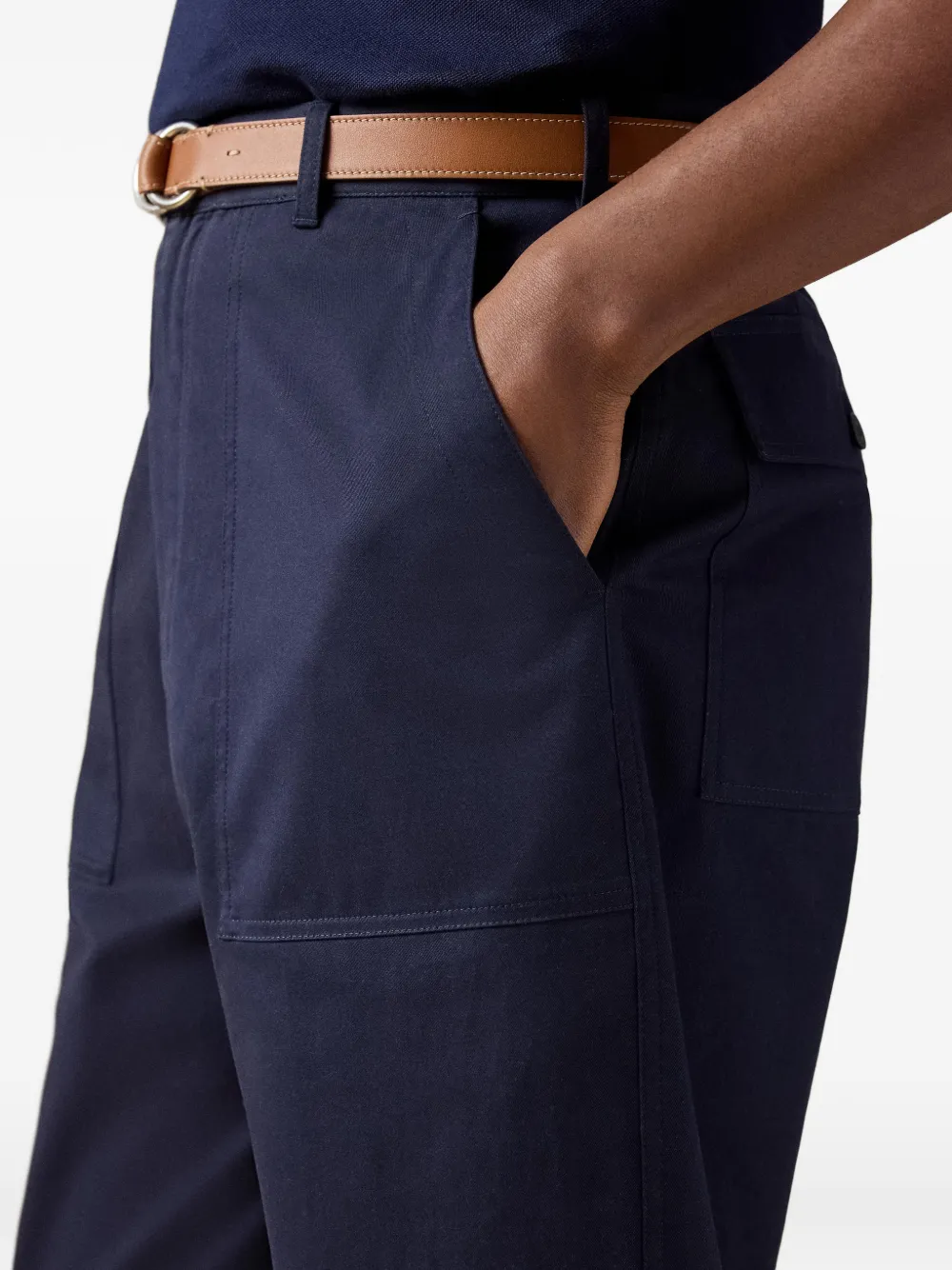 Ralph Lauren Purple Label Sailor broek met zak Blauw