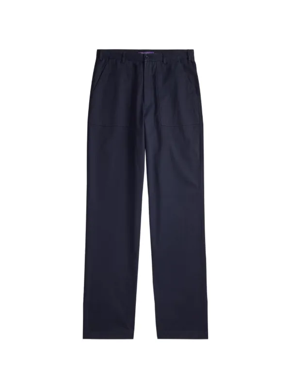 Ralph Lauren Purple Label Pocket Sailor Trousers in Blue