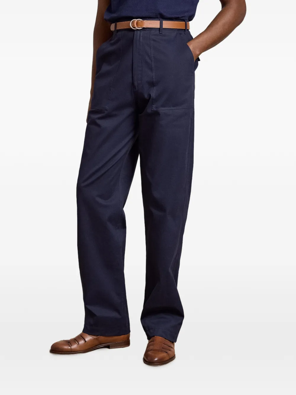 Ralph Lauren Purple Label Sailor broek met zak Blauw