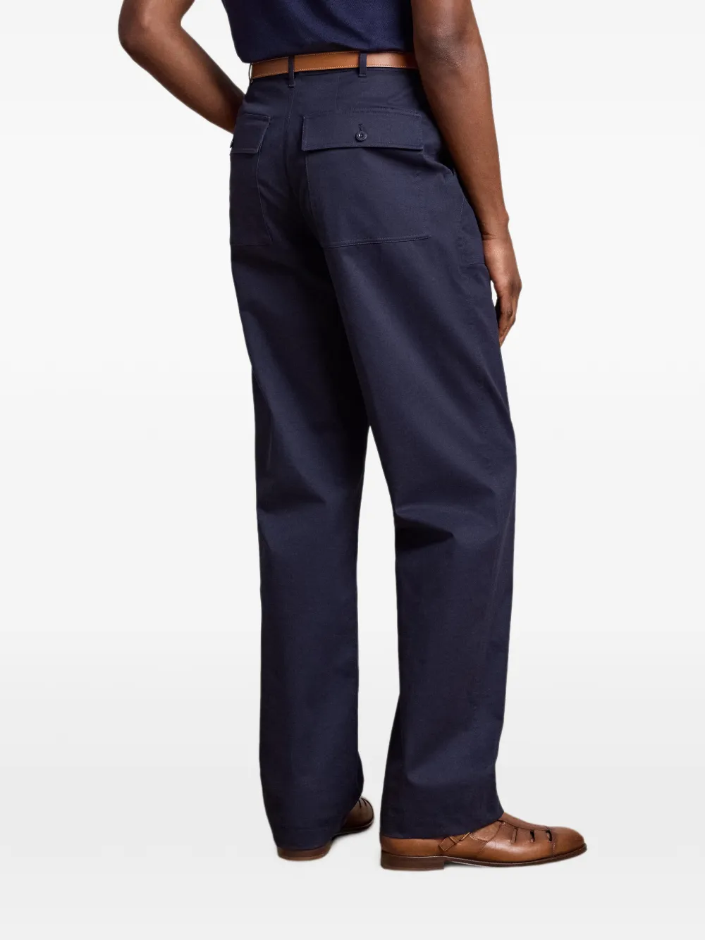 Ralph Lauren Purple Label Sailor broek met zak Blauw