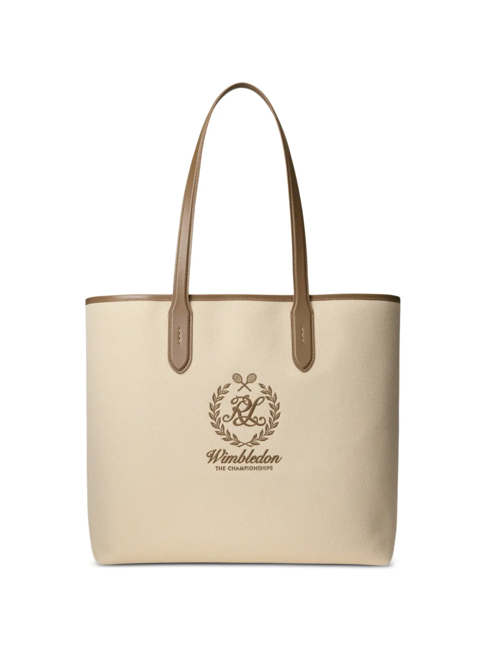 Ralph Lauren Purple Label wimbledon logo-embroidered tote bag - Toni neutri