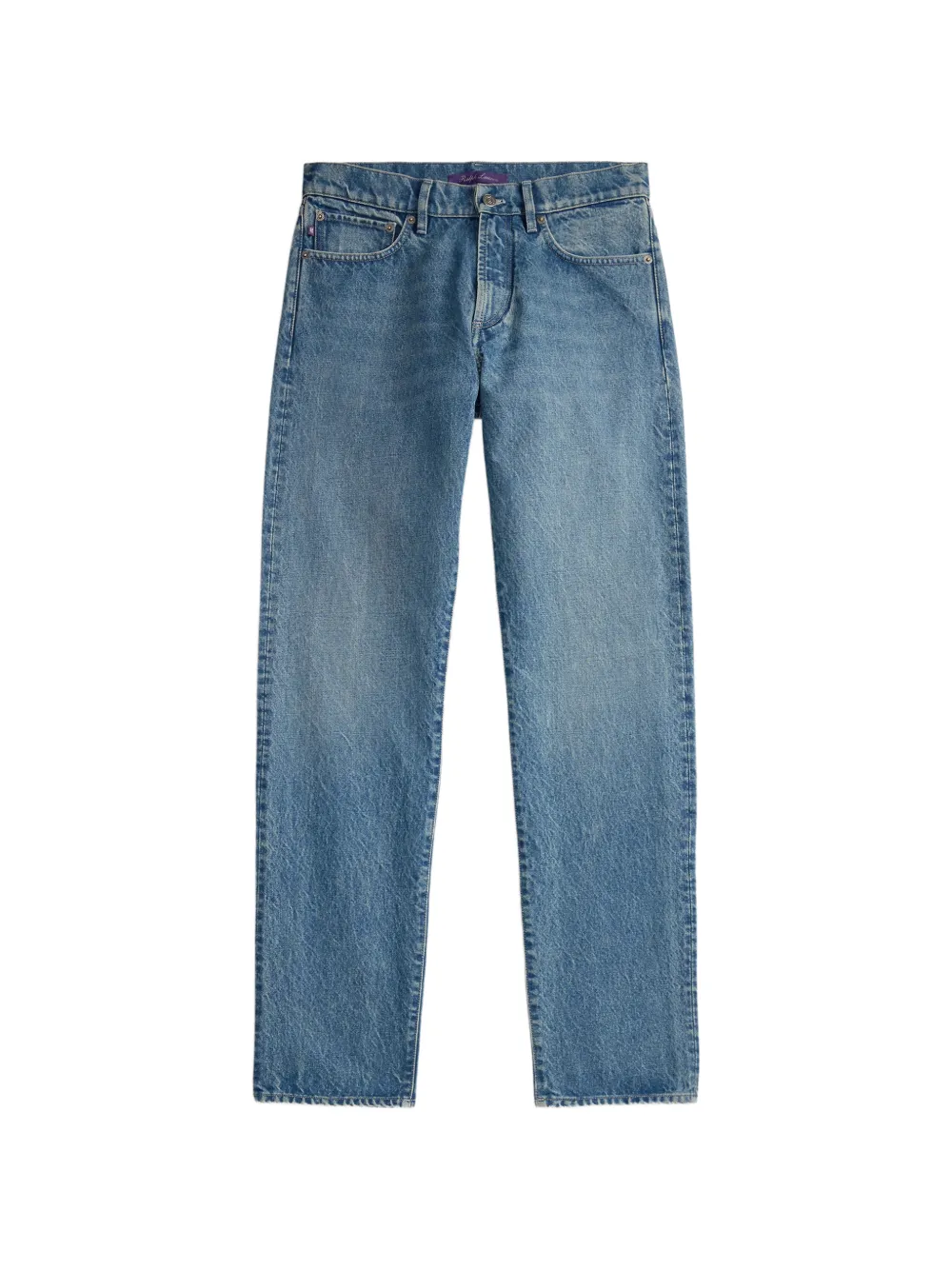 Ralph Lauren Purple Label Jeans dritti con cinque tasche - Blu