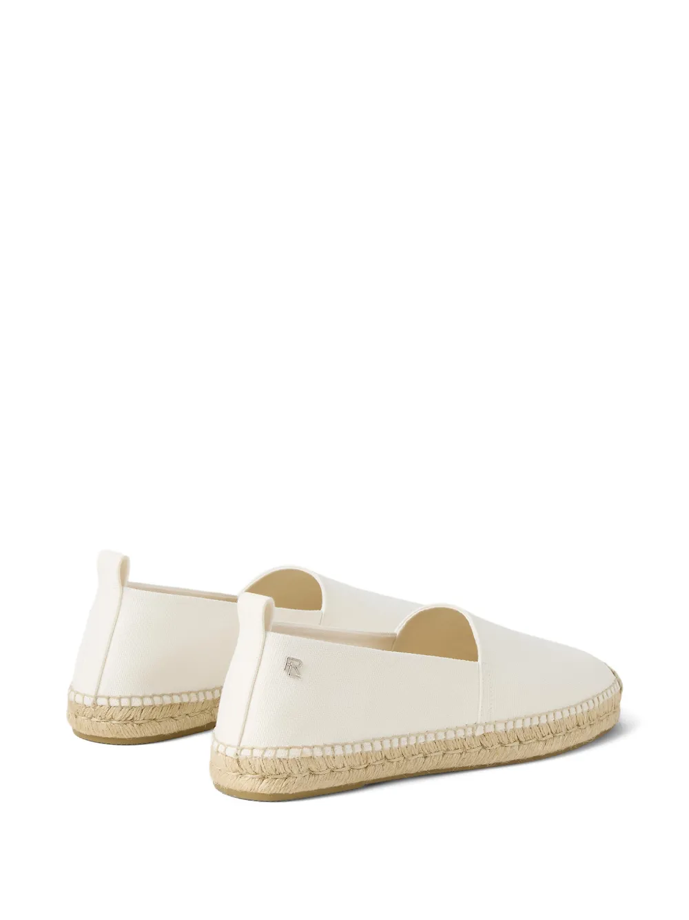 Ralph Lauren Purple Label Espadrilles met logoplakkaat Wit