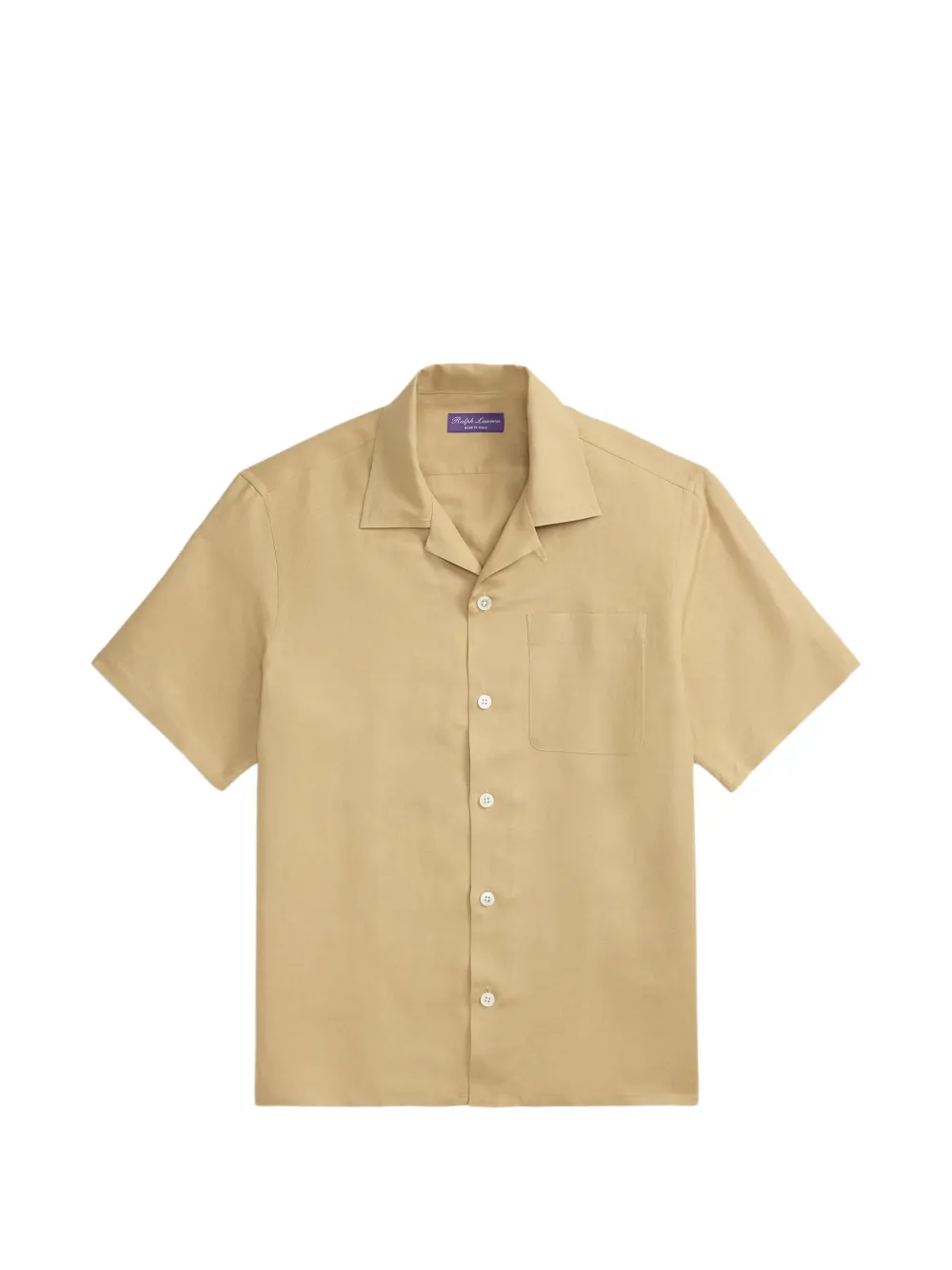 Ralph Lauren Purple Label patch-pocket shirt - Toni neutri