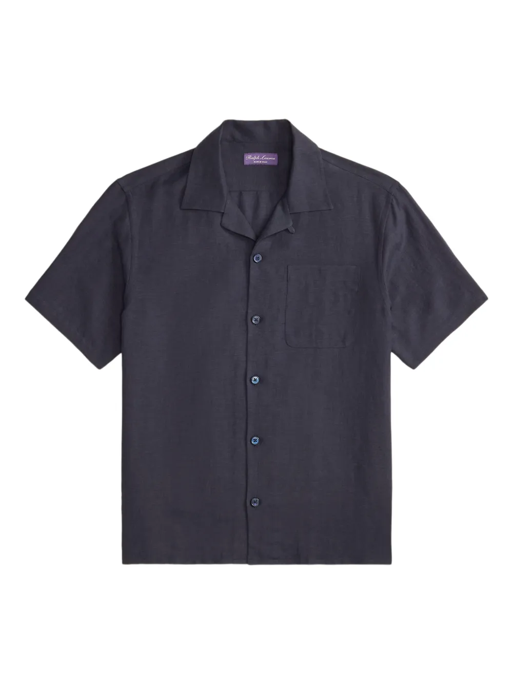 Ralph Lauren Purple Label Camicia con collo ampio - Blu