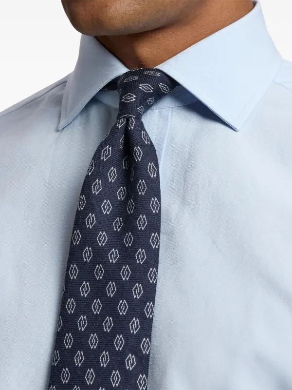 Ralph Lauren Purple Label linked-diamonds Tie | Blue | FARFETCH NO