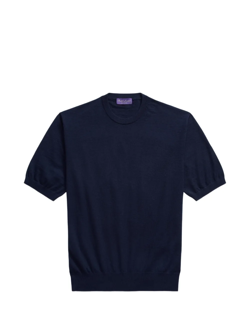 Ralph Lauren Purple Label short-sleeve crew-neck sweater - Blu