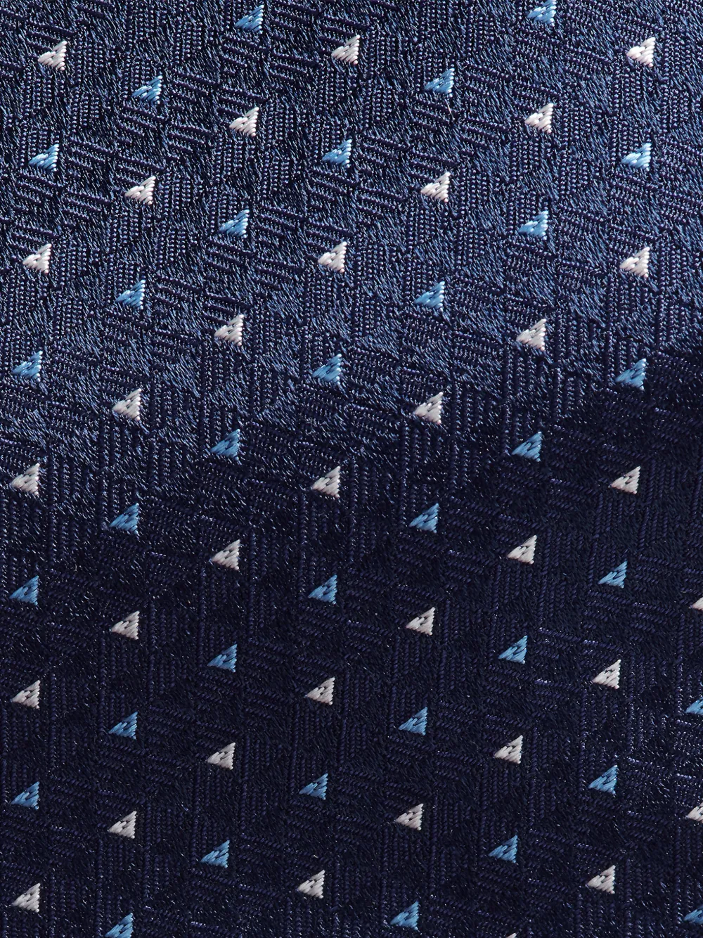  Ralph Lauren Purple Label Patterned Silk Tie - Blue 
