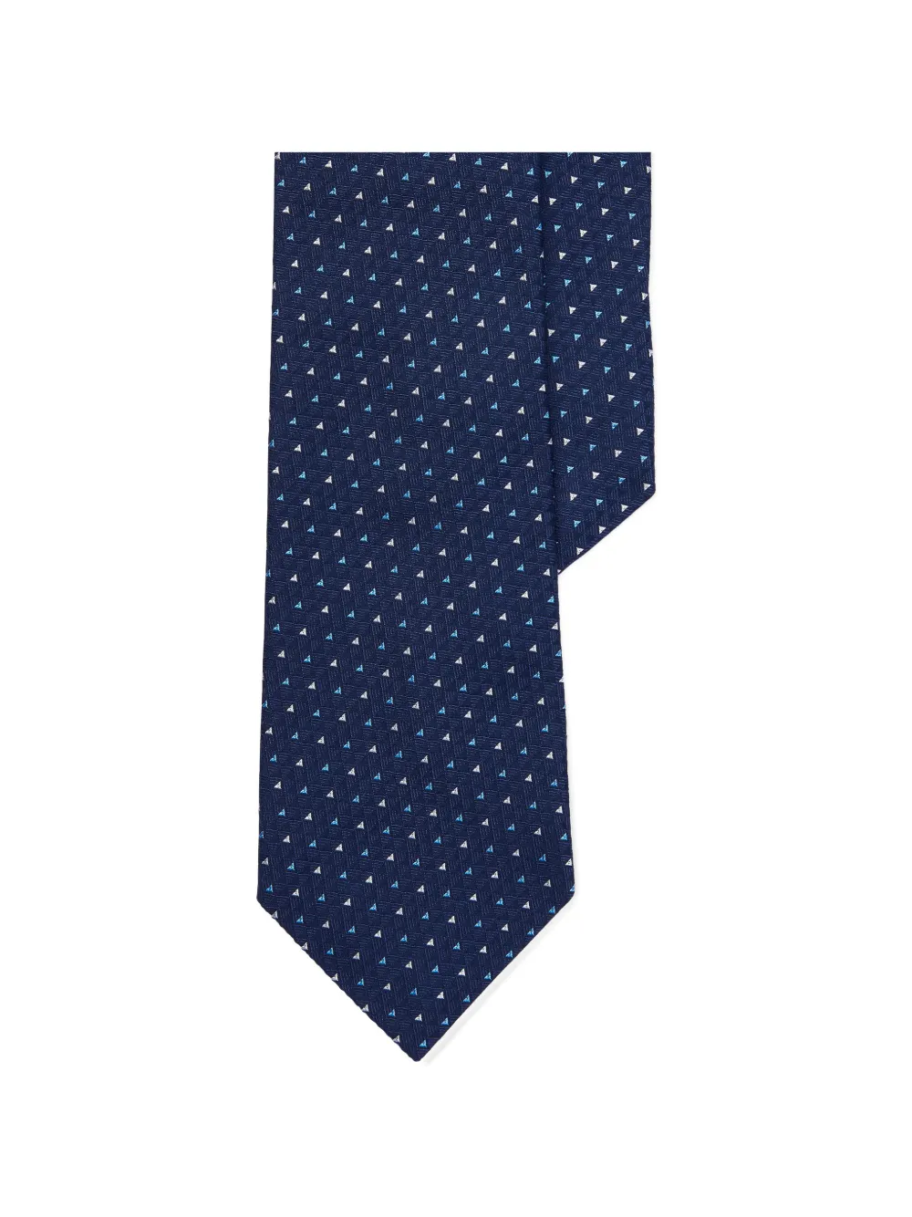 Ralph Lauren Purple Label patterned silk tie - Blu