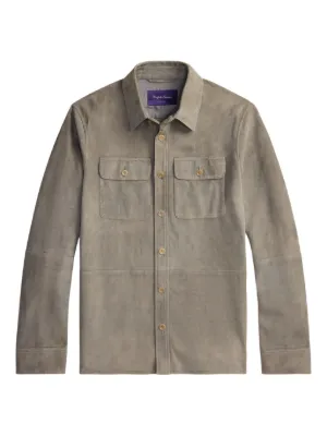 Ralph Lauren RRL スエード シャツジャケット | ブラウン | FARFETCH JP