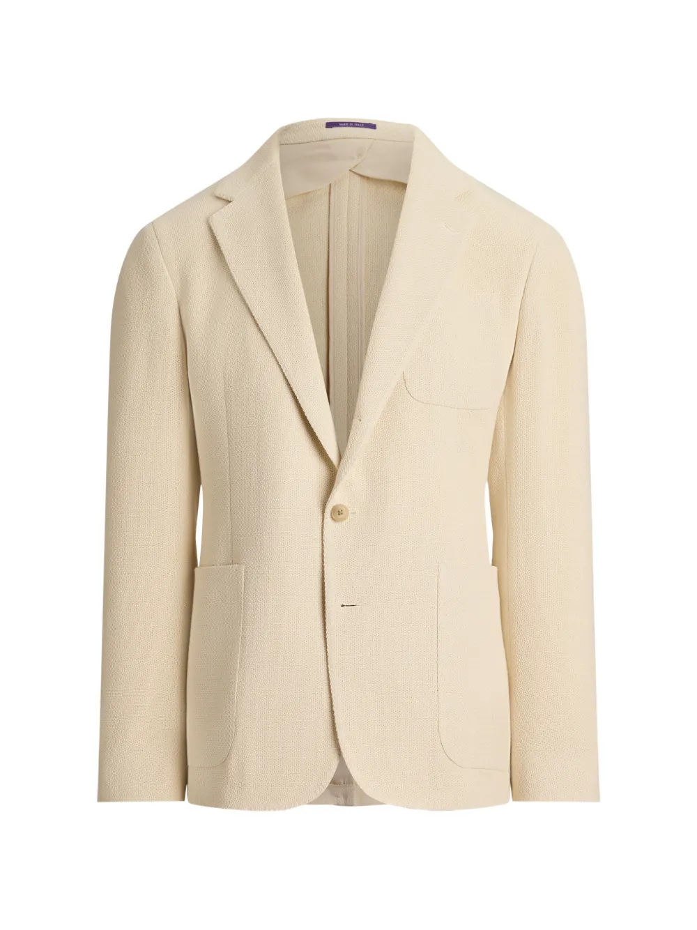 Ralph Lauren Purple Label buttoned blazer - Toni neutri