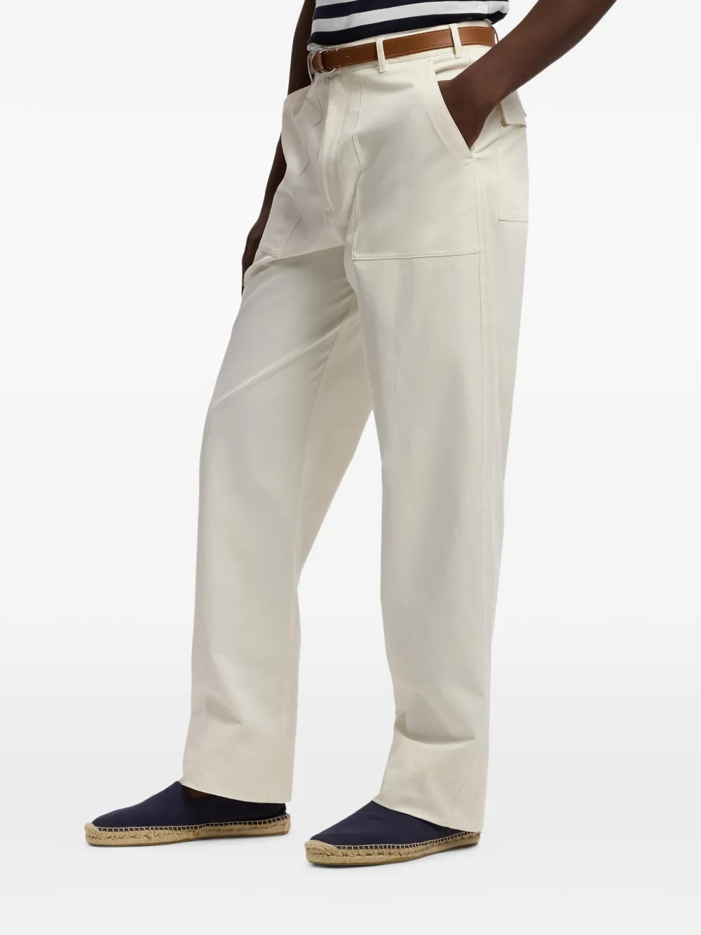 Ralph Lauren Purple Label Broek met zak Beige
