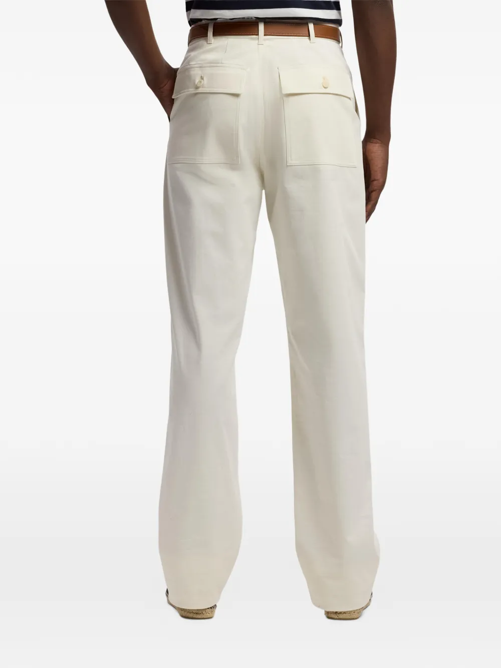 Ralph Lauren Purple Label Broek met zak Beige
