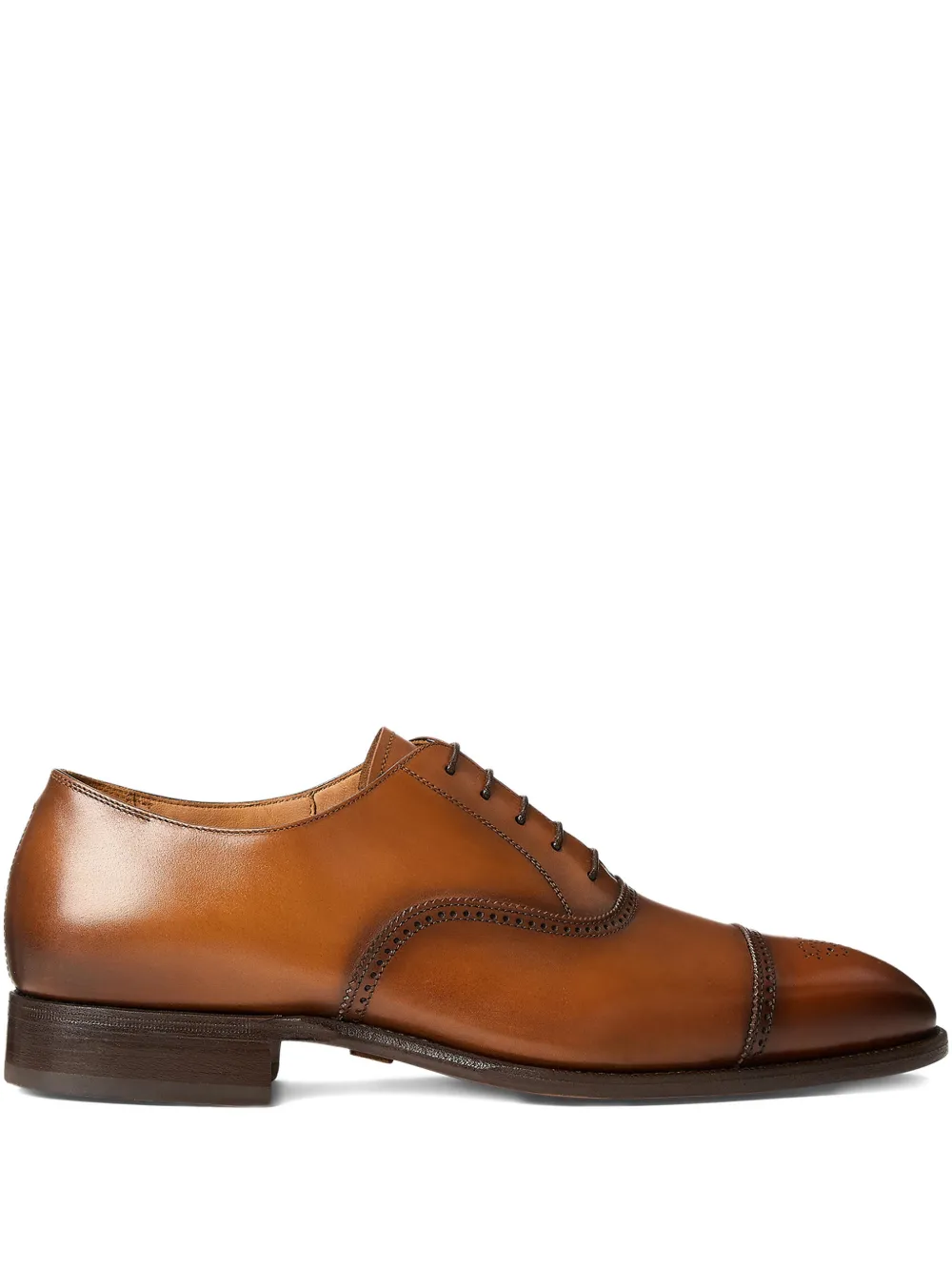 Ralph Lauren Purple Label cap-toe Oxford shoes - Braun