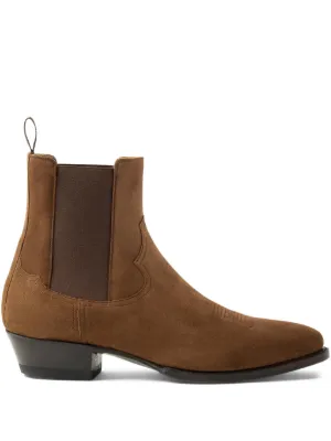 DSQUARED チェルシーブーツ 42 DSQUARED2 スエード チェルシーブーツ | ブラウン | FARFETCH JP
