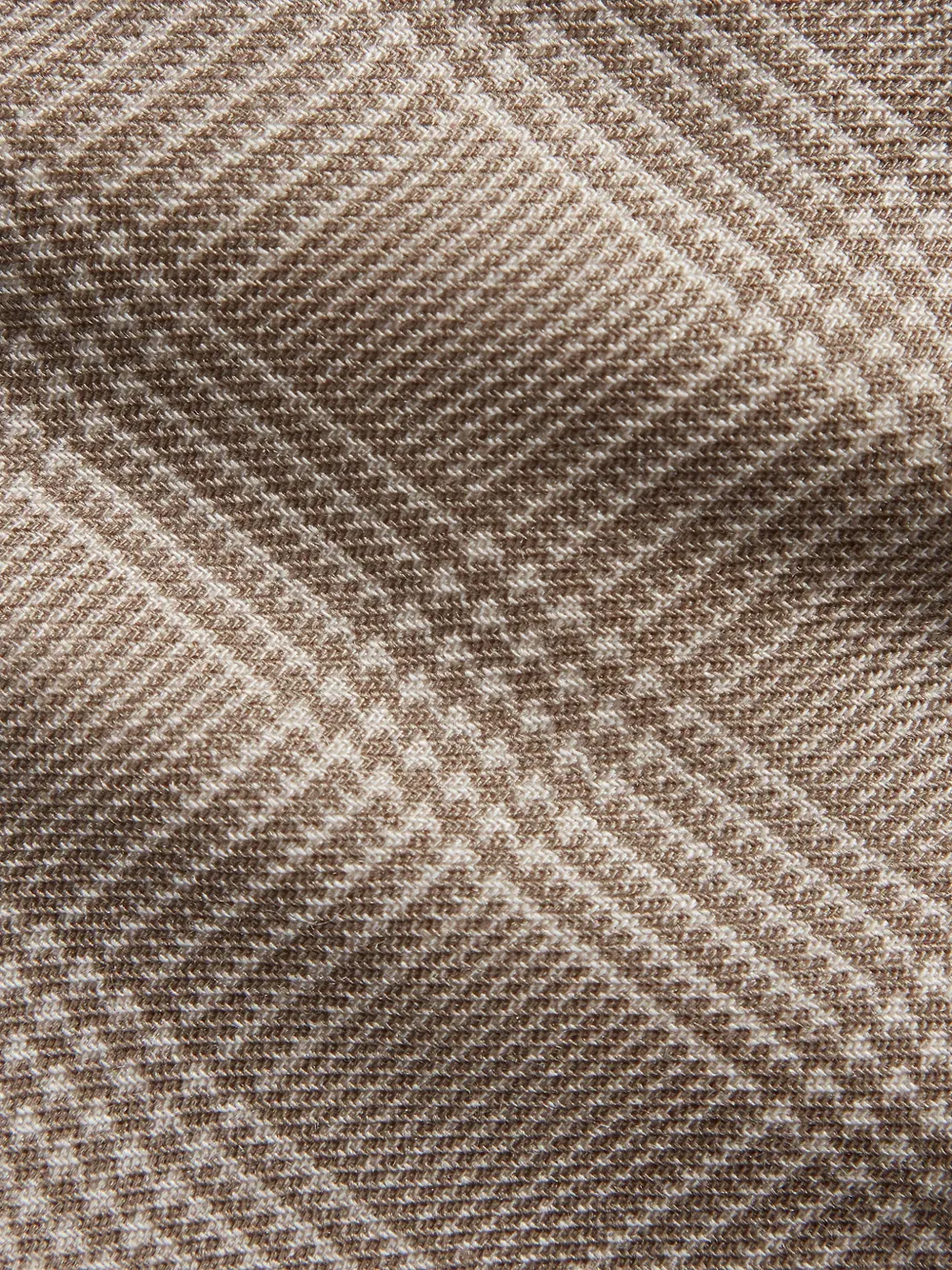 Ralph Lauren Purple Label Geruite stropdas Beige