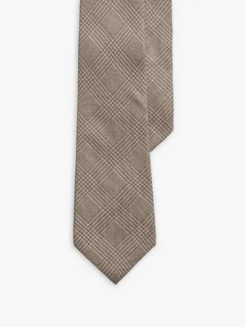 Ralph Lauren Purple Label glen plaid tie