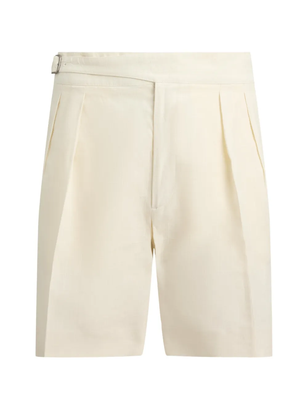 Ralph Lauren Purple Label Byron geplooide shorts Beige