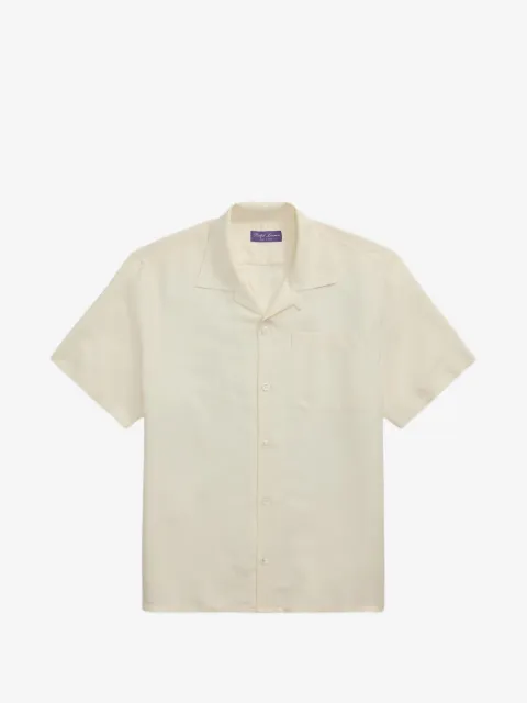 Ralph Lauren Purple Label camp-collar pocket shirt