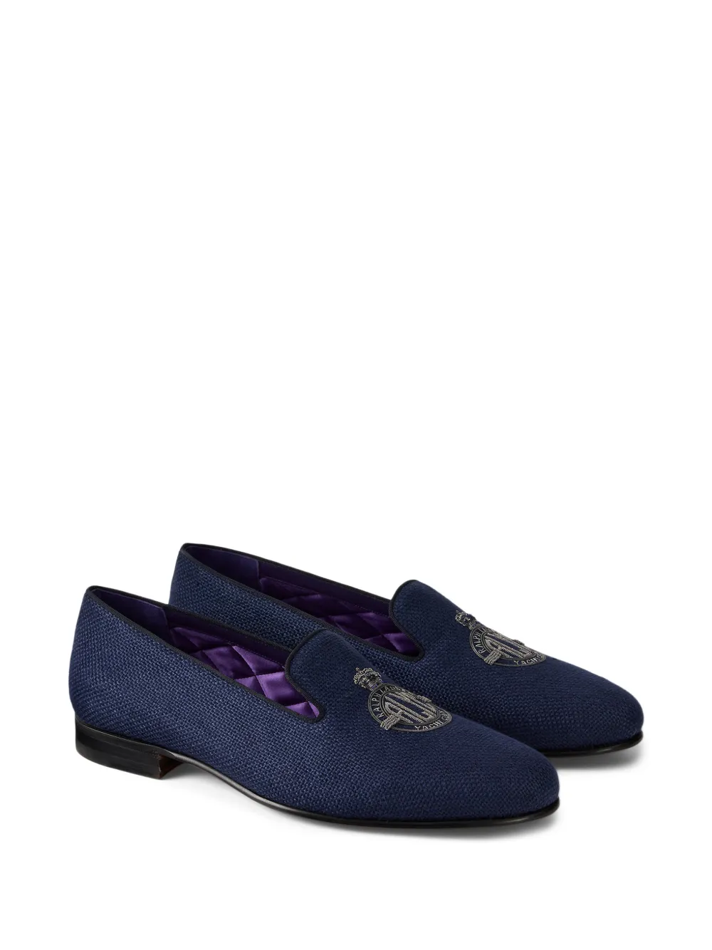 Ralph Lauren Purple Label Alonzo slippers Blauw