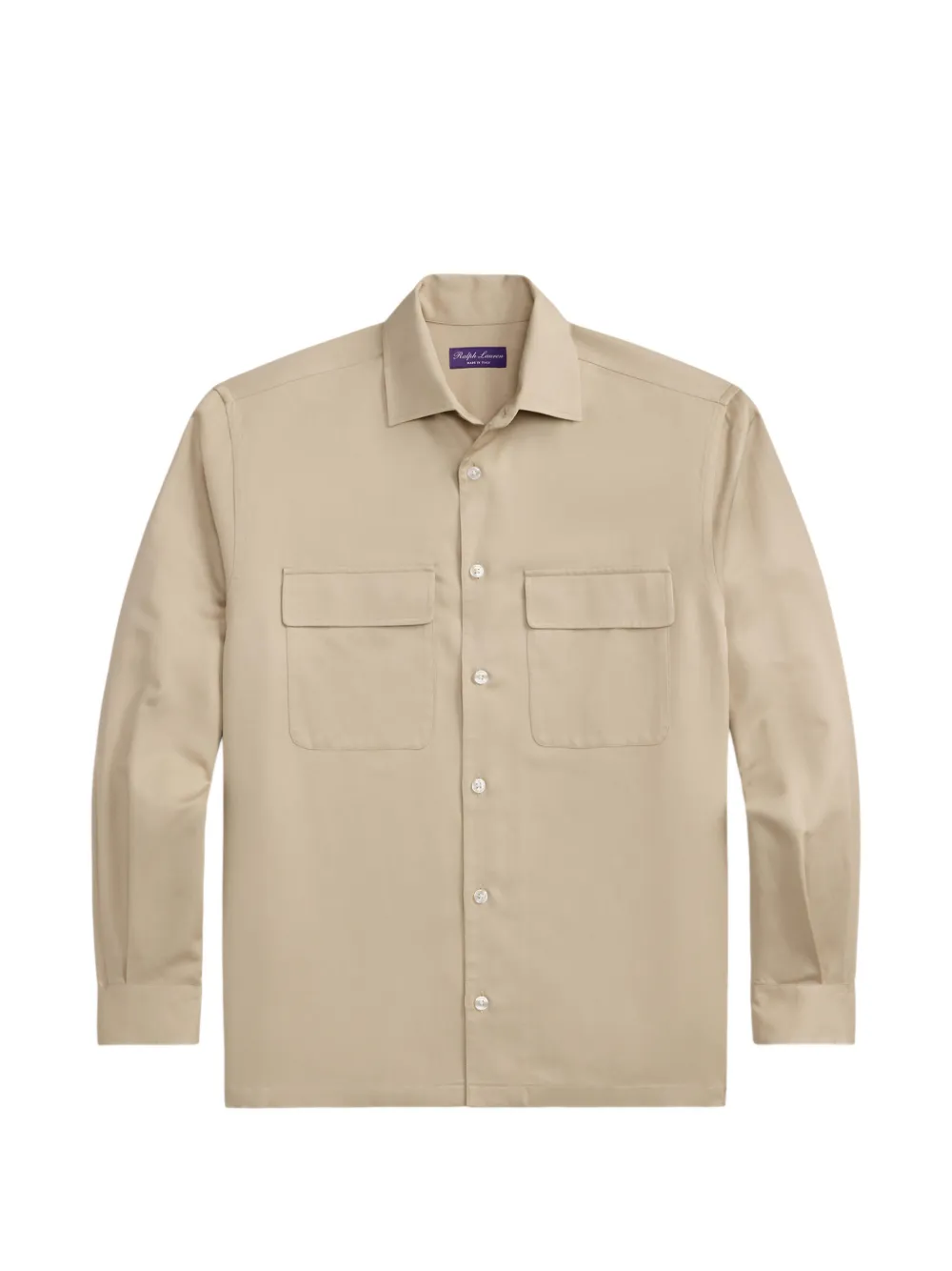 Ralph Lauren Purple Label pocket long-sleeve shirt - Neutrals