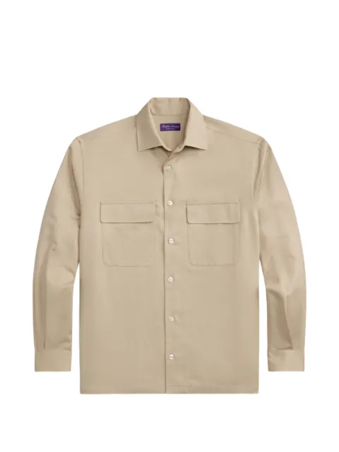 Ralph Lauren Purple Label pocket long-sleeve shirt
