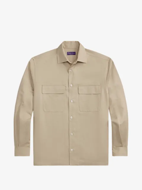 Ralph Lauren Purple Label camisa manga larga con bolsillo
